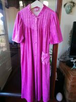 Morgen\Bade Mantel kurzarm fuchsia gr 50